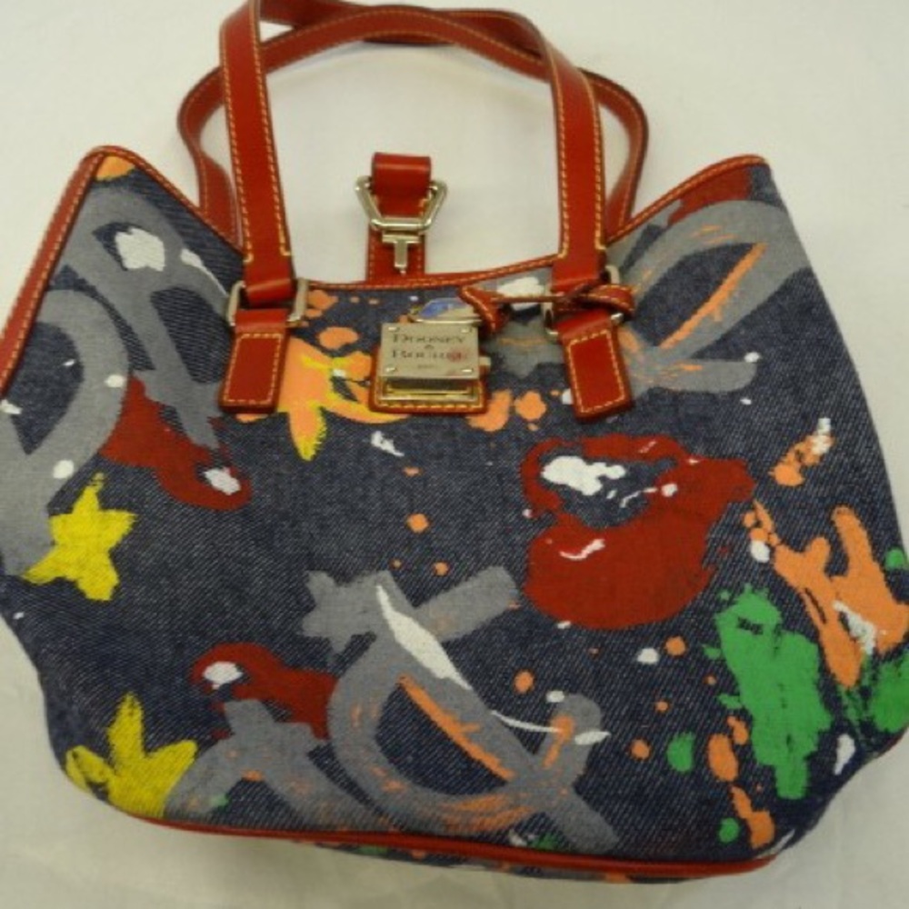 DOONEY & BOURKE 🌈CANVAS PAINT SPLATTER BAG
